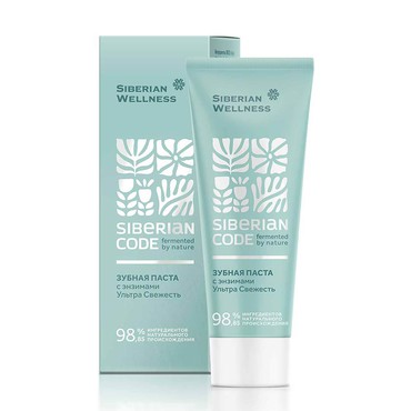 Антибактериальная зубная паста с энзимами для комплексного ухода и защиты от кариеса