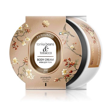 Бобы тонка и табак, парфюмированный крем для тела